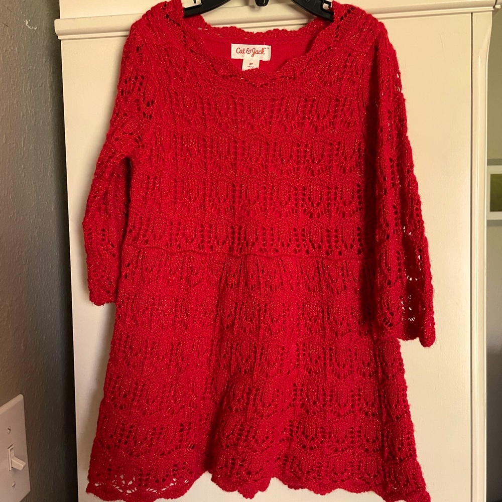 Girls Red Dress
